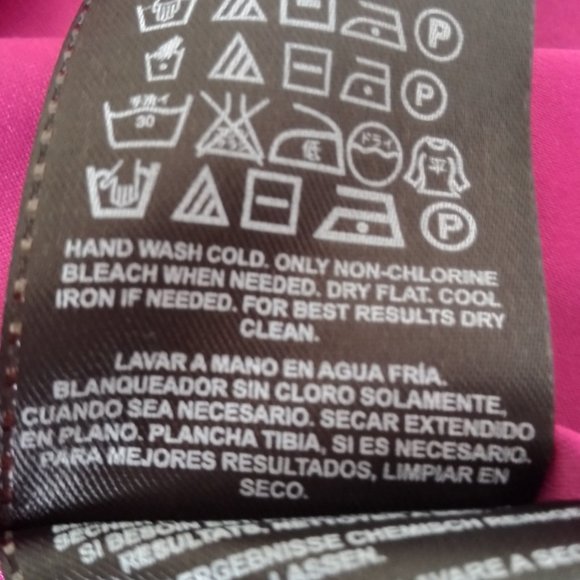 Guess Raspberry Pink Chiffon Strapless Asymmetrical Layered Hem Dress 2 - Picture 8 of 8